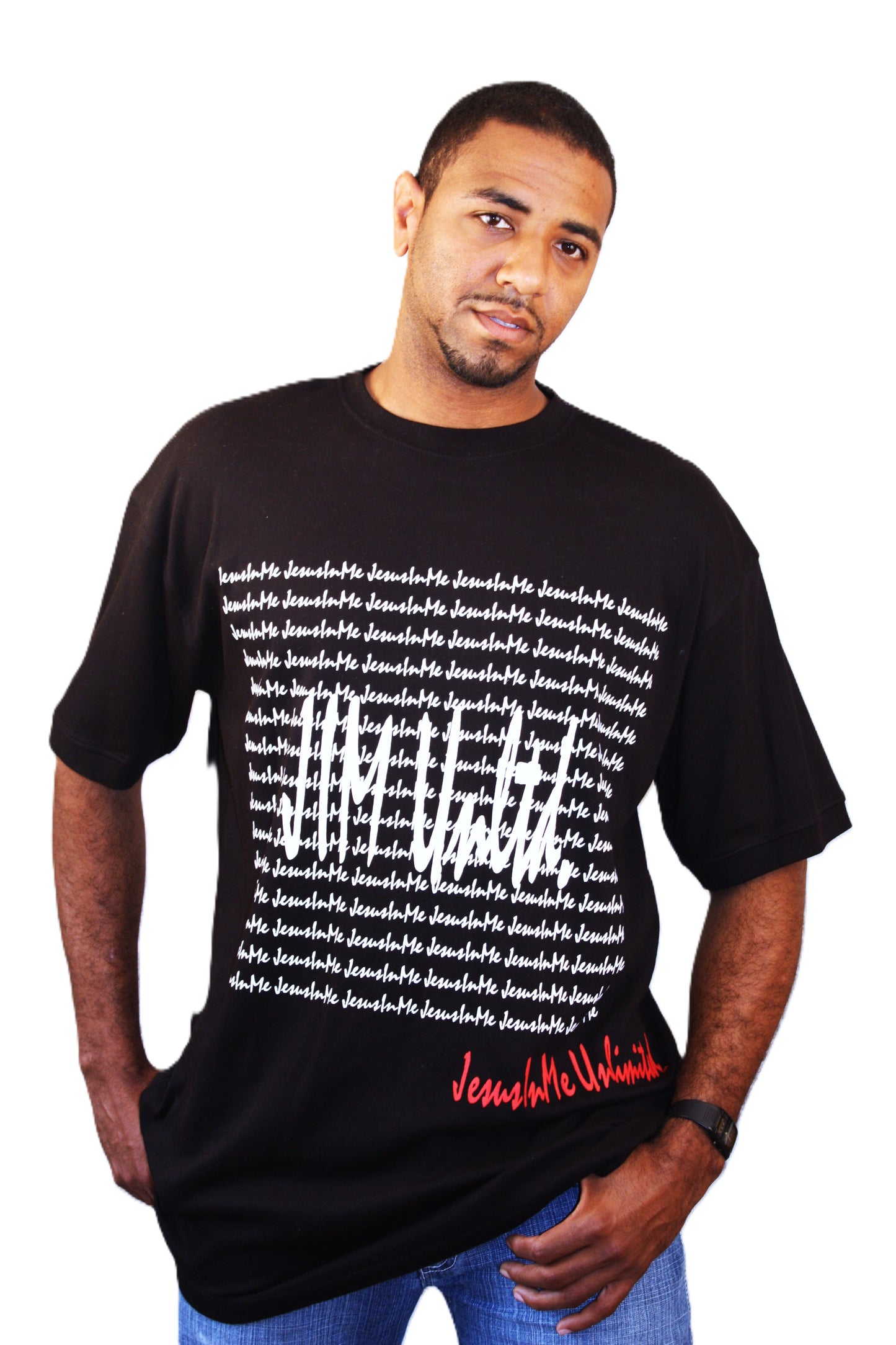 JesusInMe - Oversized Men's Christian T-Shirt